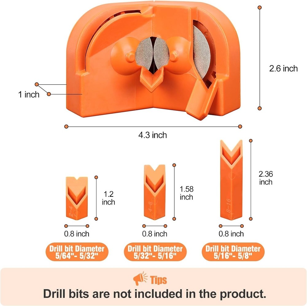 Multipurpose Drill Bit Grinding Sharpener