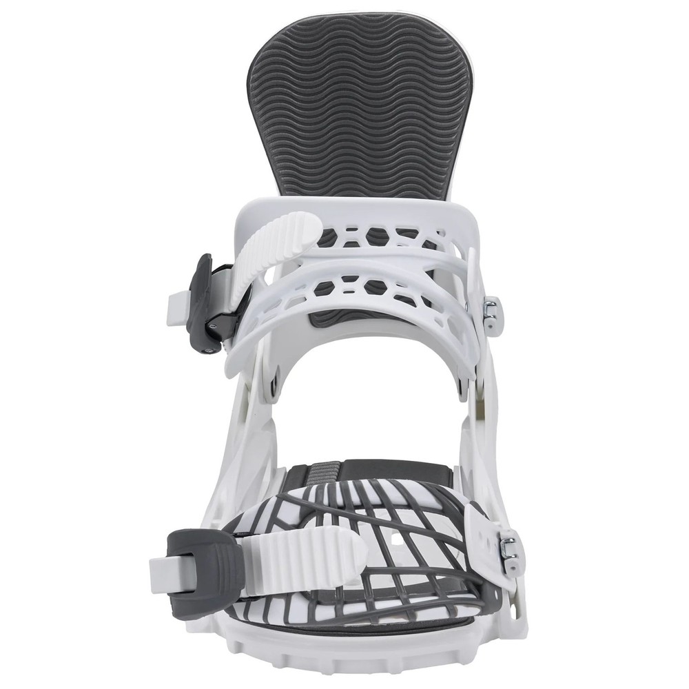 5th Element Summit Men's Snowboard Bindings, White/Gray, Large/X-Large MY26