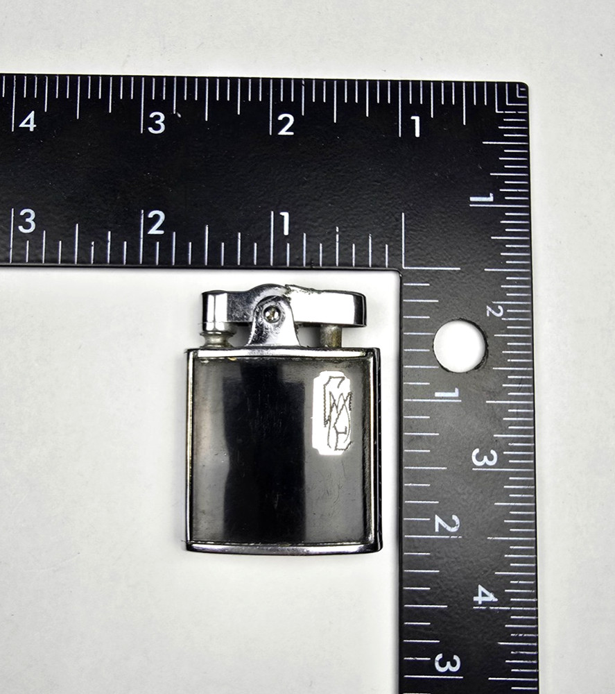 Vintage Ronson De-Light Black Art Deco Design Lighter