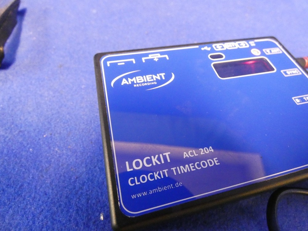 Ambient Recording ACL 204 Lockit Clockit Timecode & Sync Generator w/Antenna