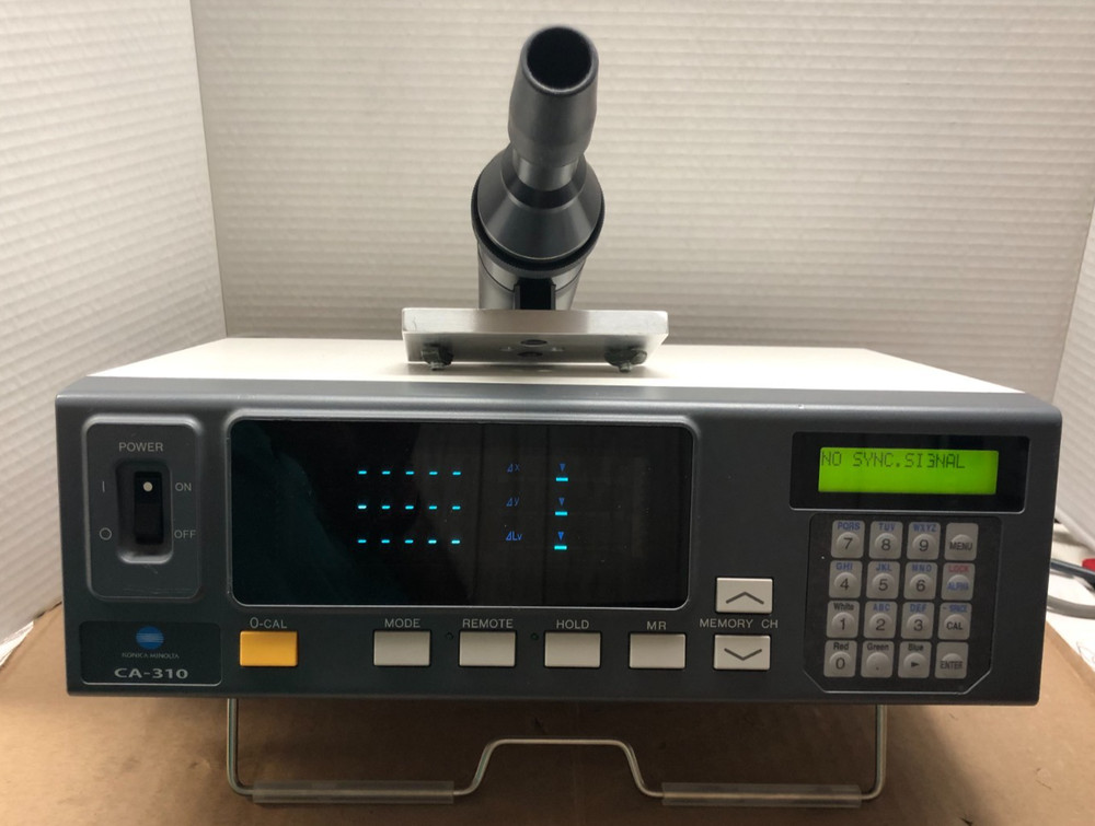 Konica Minolta Color Analyzer CA-310 + Sensor Probe / WITH MANUAL / USED