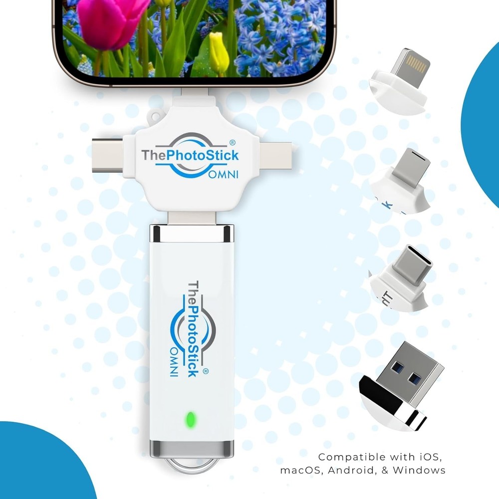 Omni 64GB USB Flash Drive, Multiport Backup