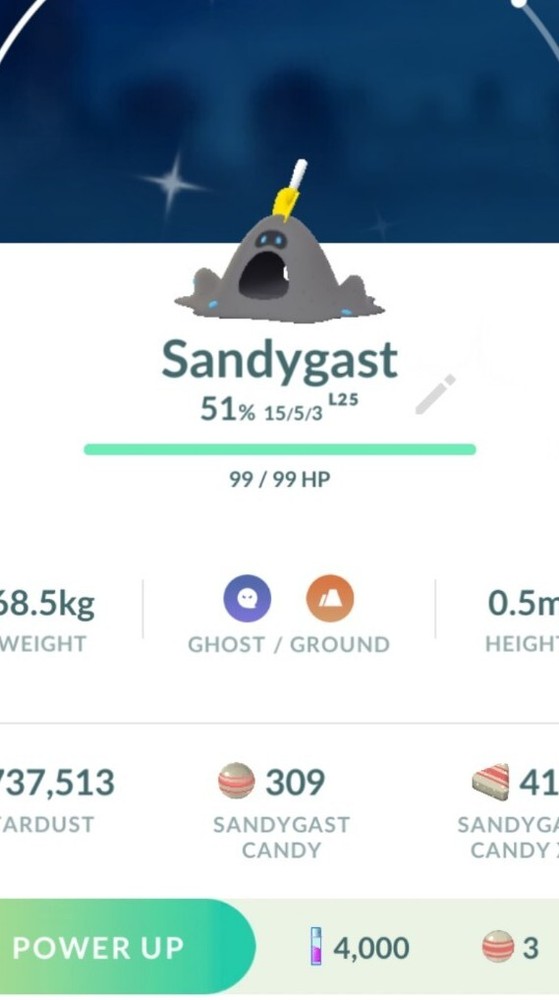 Pokemon New Release Shiny Sandygast Registered Or 30days