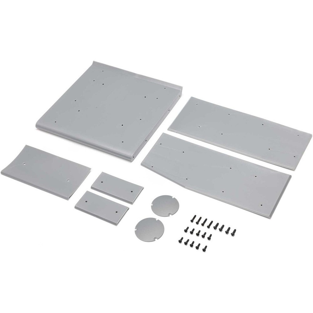 Losi -1893 Wing Panel Set Silver: 22S Sprint