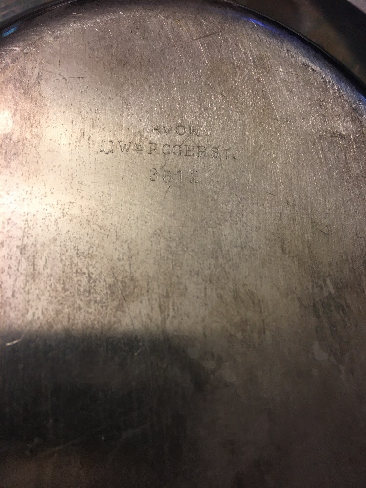 Avon Wm. Rogers Silver Platter Bowl