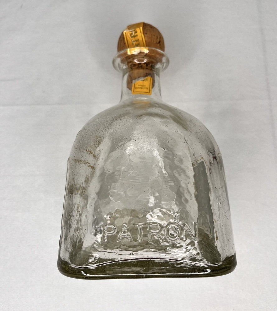 Anejo Patron Tequila 100% De Agave Empty Bottle