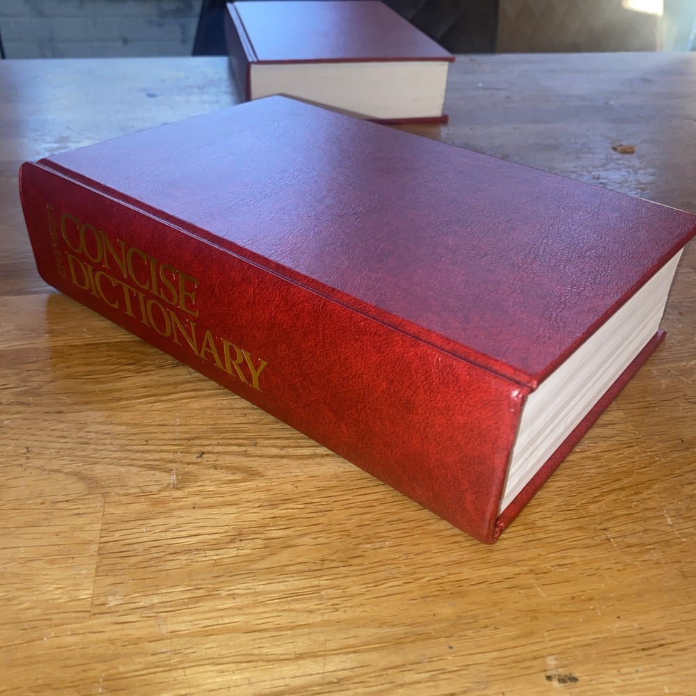 Chambers Hardback 1991 Concise Dictionary And Thesaurus
