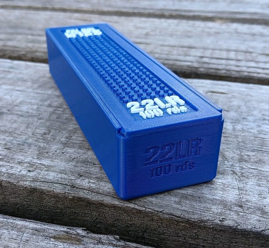 22LR Ammo Box 100rd Capacity (3 Pack)