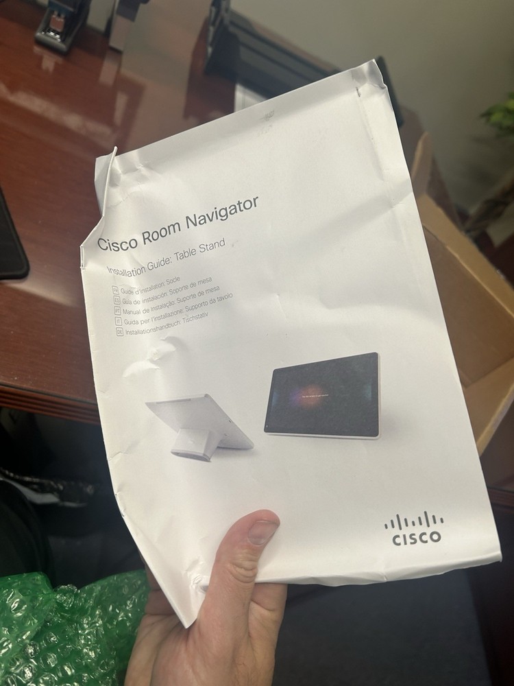 Cisco Room Navigator White Open Box Unused