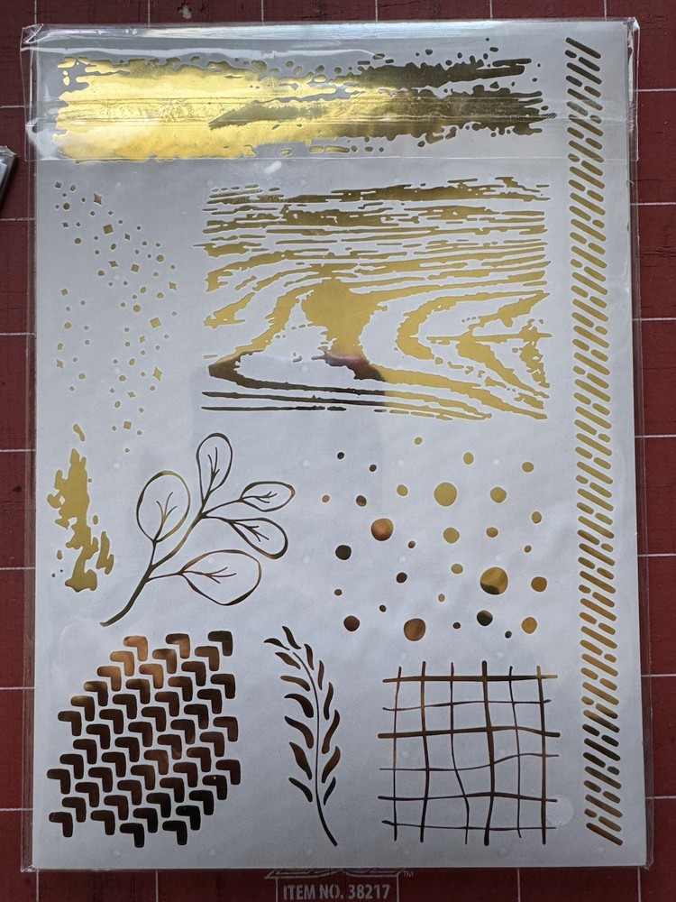 Stampin Up Metallic Textures Rub-Ons New Pack!