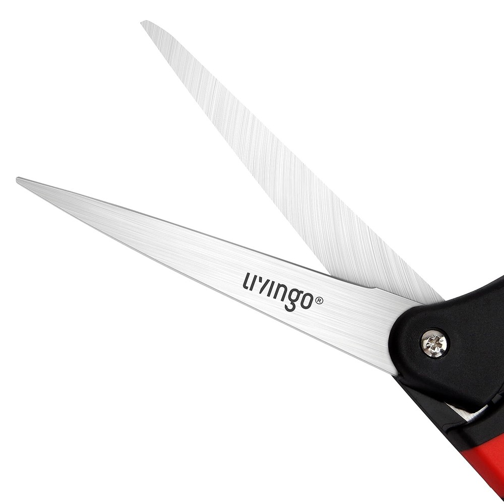 Spring Action Sewing Scissors with Comfort Handle for Tailoring All-Purpose Use