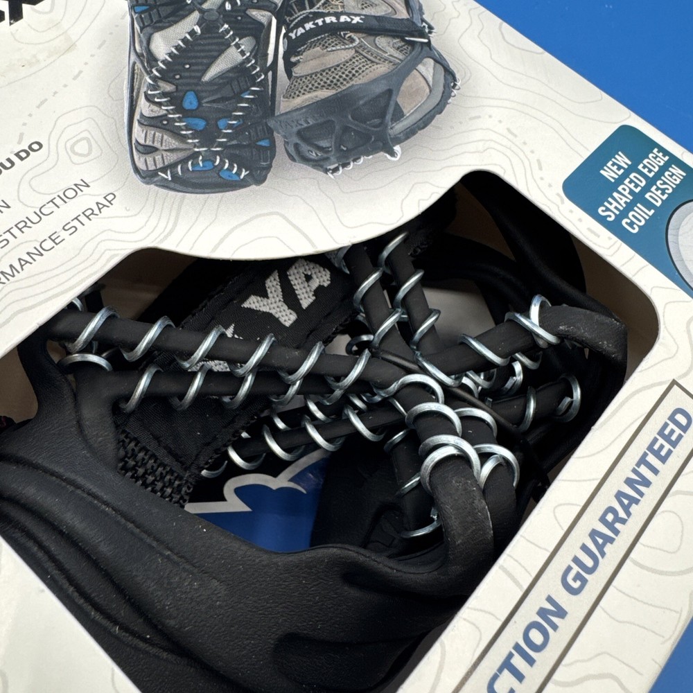 Yaktrax PRO One Pair Black Size Small Winter Traction