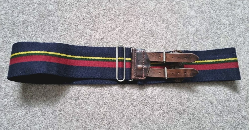 Original British Royal Marines Stable Belt Real Leather Strap