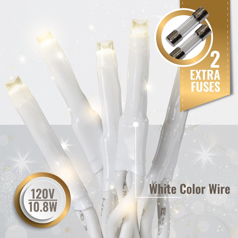 Aurio Starry Light Icicles Super Bright 135LED 3MM