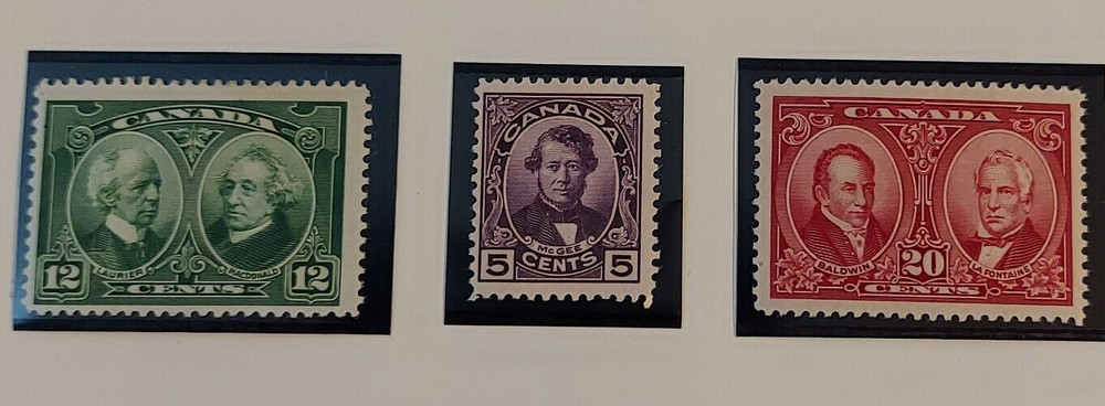Canada 1927 Historical Personalities SN CA 146-148