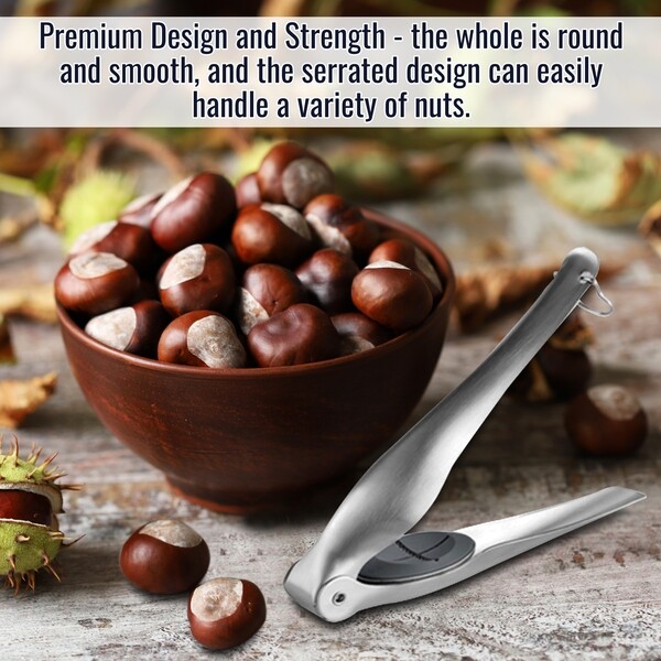 2 Pack Nutcrackers for Nuts | Stainless Steel