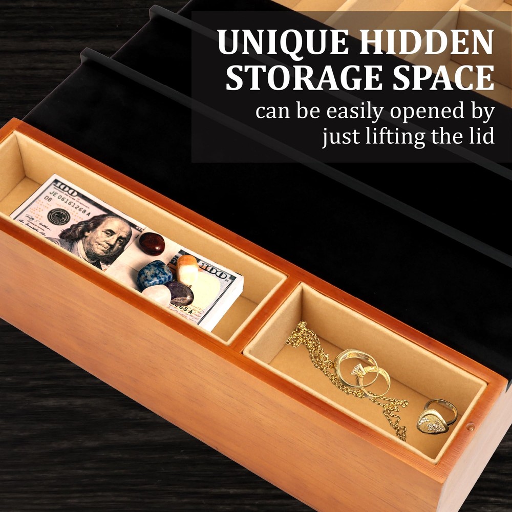 4layer Cologne Organizer For Men Cologne Stand With Hidden Compartment And Drawe