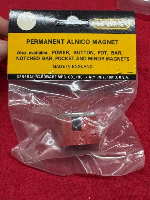 General Tools No. 372D Alnico Button Magnet 14 lb Pull - Old Inventory