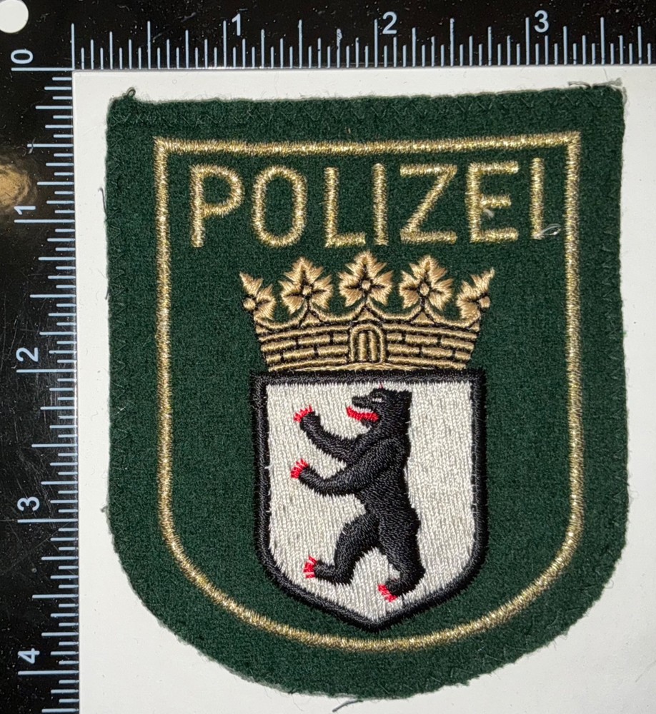 VINTAGE Berlin West German Police Polizei Patch