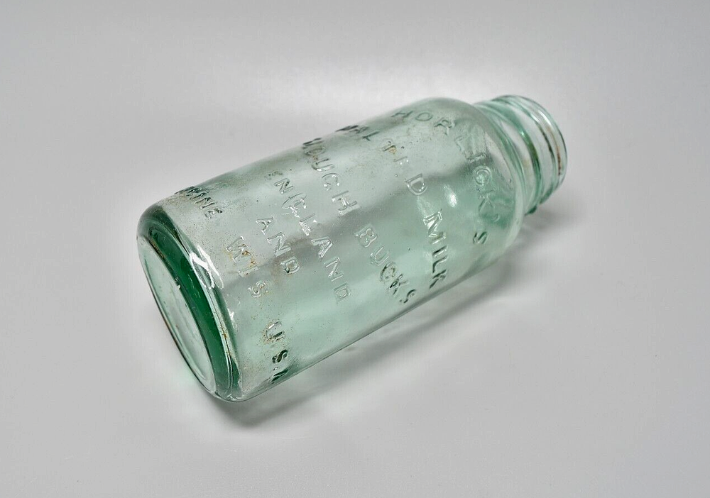 Vintage Horlick's Glass Jar