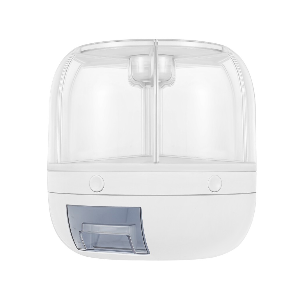 360° Rotatable Cereal Grain Dispenser Storage Box Kitchen Rice Container US