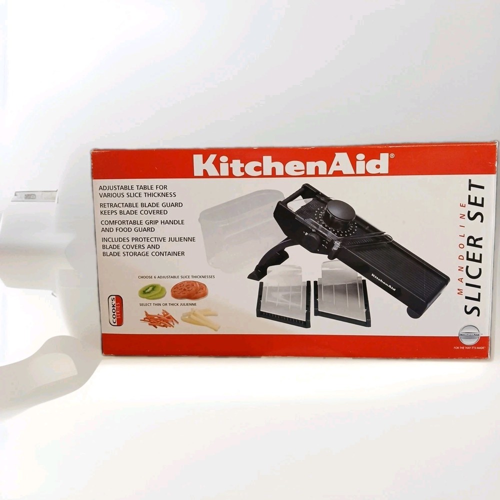 KitchenAid BLACK Mandoline Slicer Set  Never Used