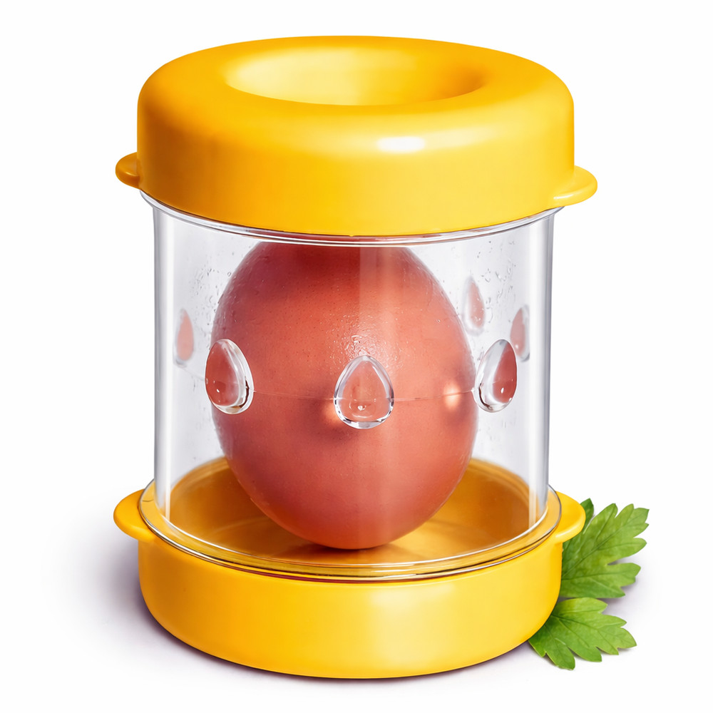 Boiled Egg Peeler Tool – Easy Shell Remover for Hard Boiled Eggs, Quick & Mess-F