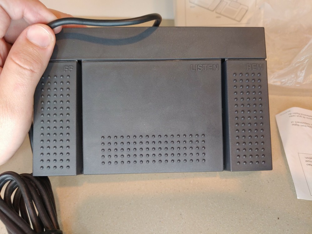 Olympus RS23 Foot Switch for PC Transcription w/ Original Box
