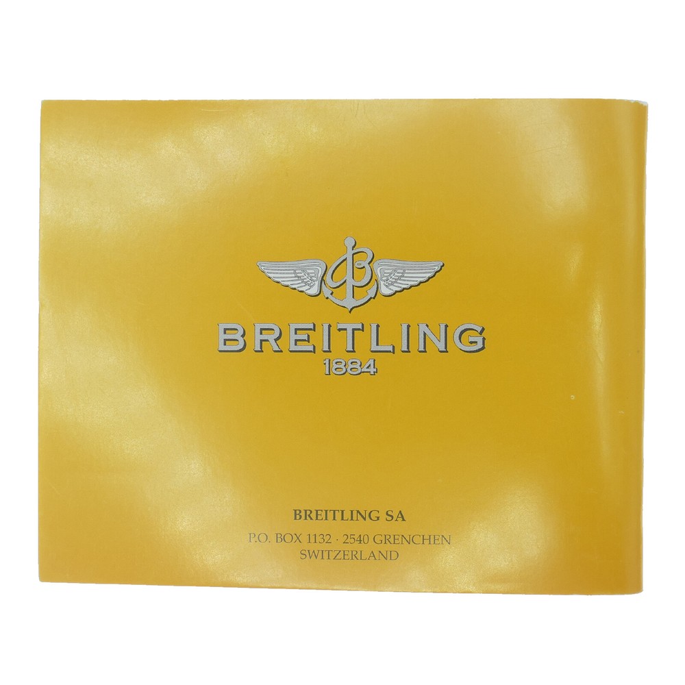 BREITLING AUTHENTIC CHRONOMAT WATCH INSTRUCTION MANUAL