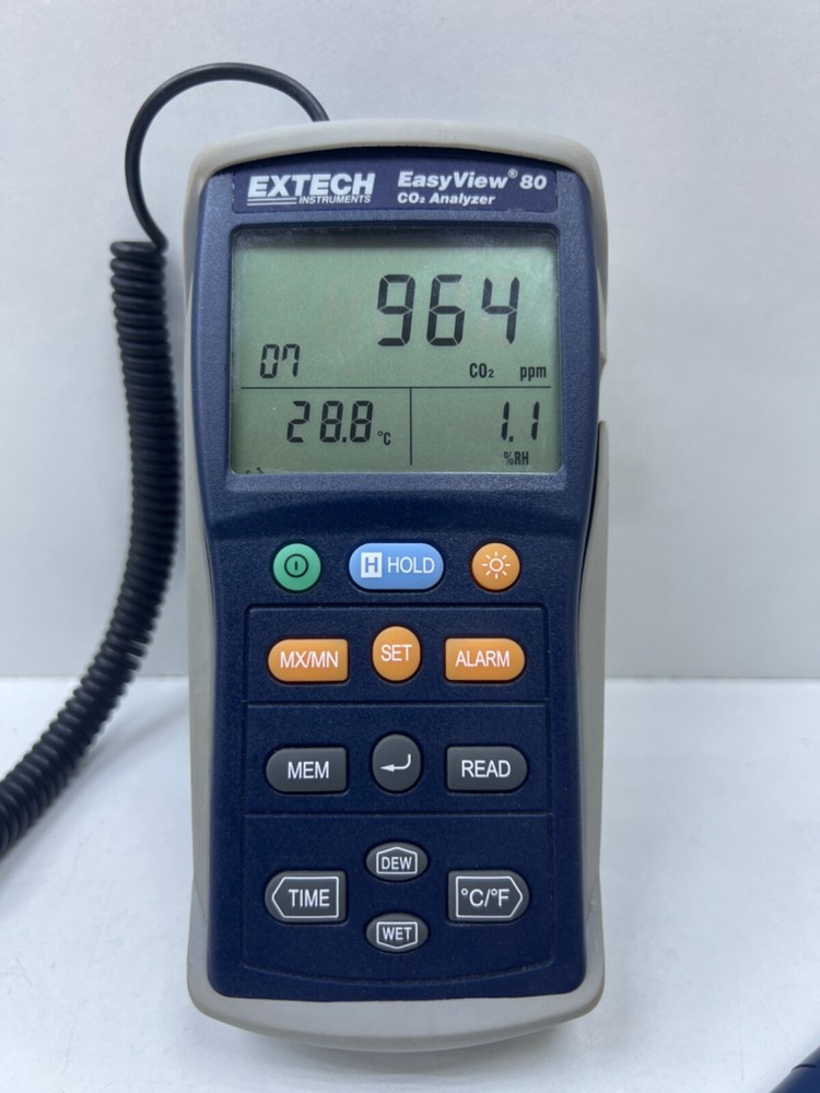 EXTECH Easy View Indoor Air quality , CO2 Anlyzer