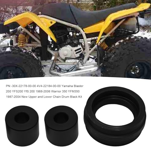 Upper and Lower Chain Roller Black Kit PN-30X-22178-00-00 Replacement for