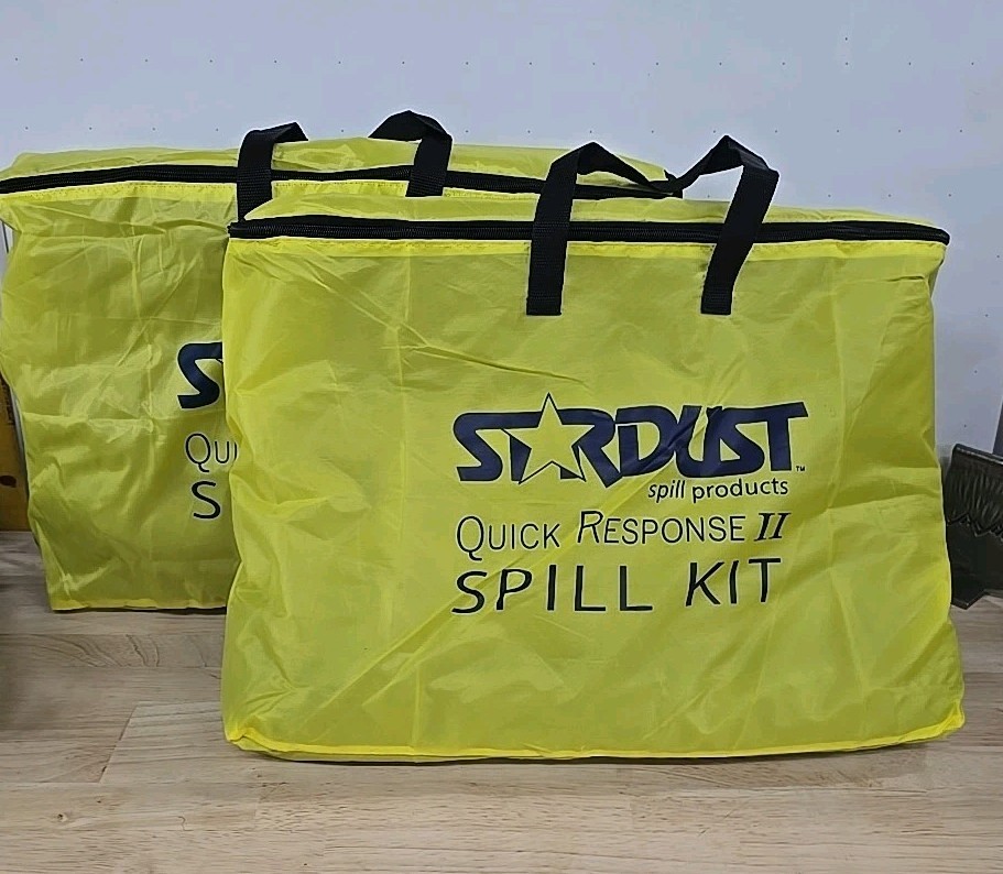 Stardust Quick Response Universal Spill Kit 2-Pack. Each Pack Includes: Yellow D