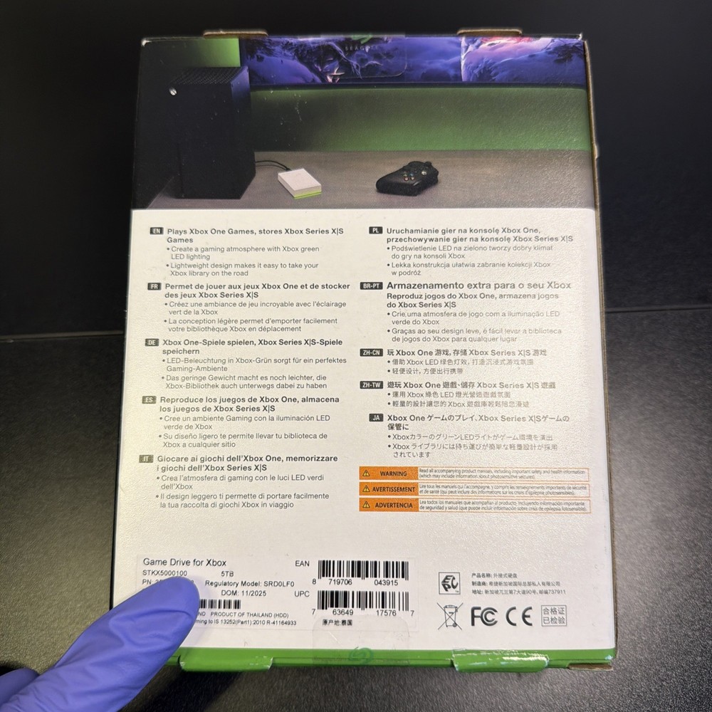 SeaGate External Gaming Hard Drive for Xbox 5tb