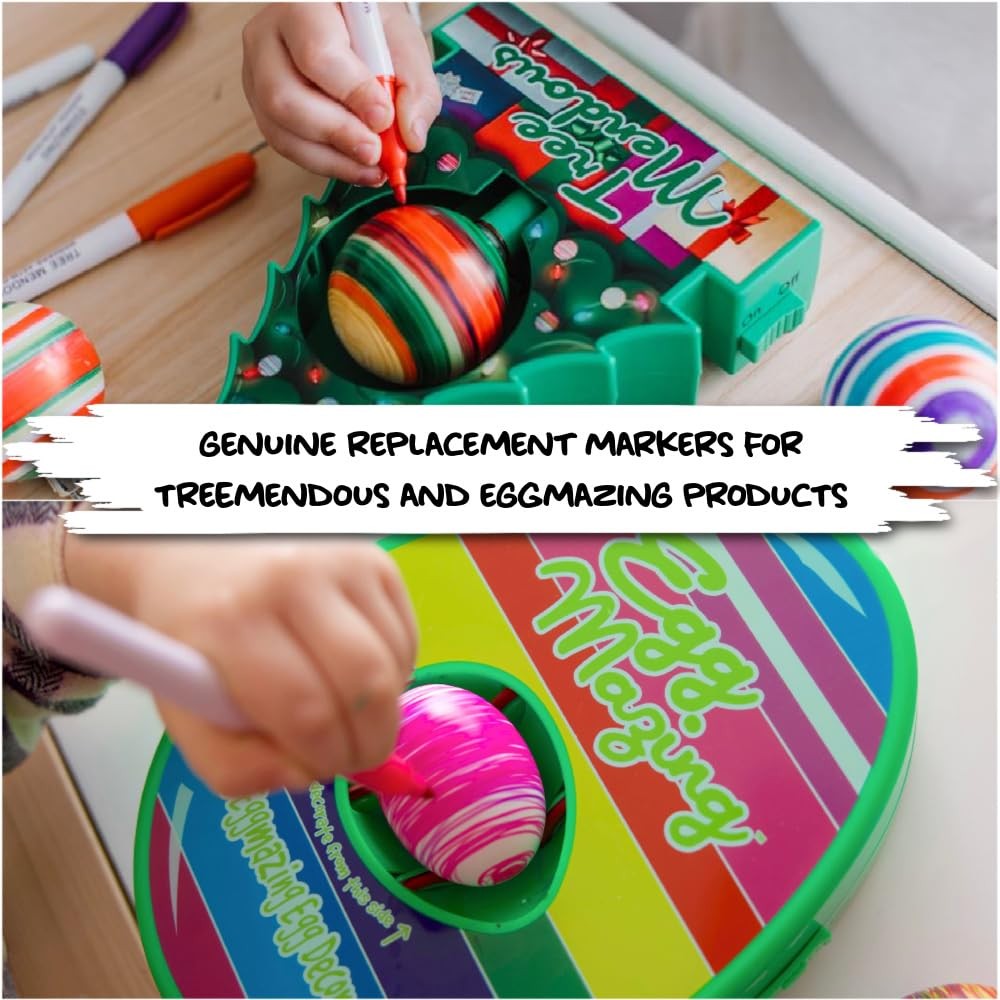 Eggmazing 8 Pastel Marker Set Egg Decorator Replacement Non-Toxic