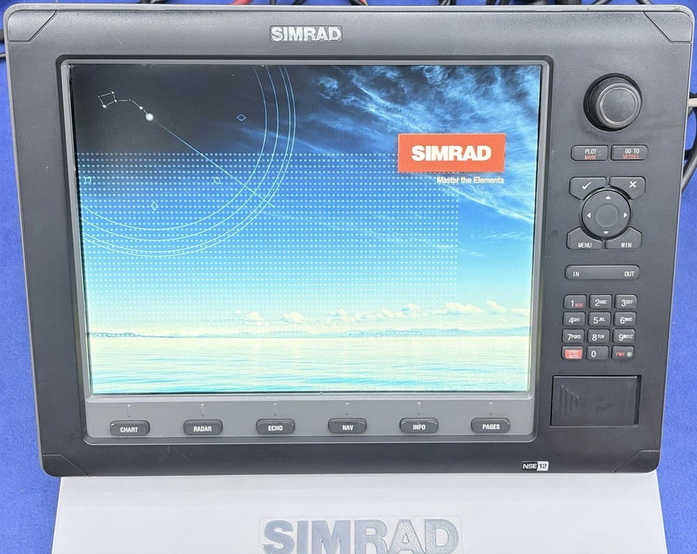 Simrad NSE 12 GPS Chartplotter Multifunction Display W/ Cover - See Description