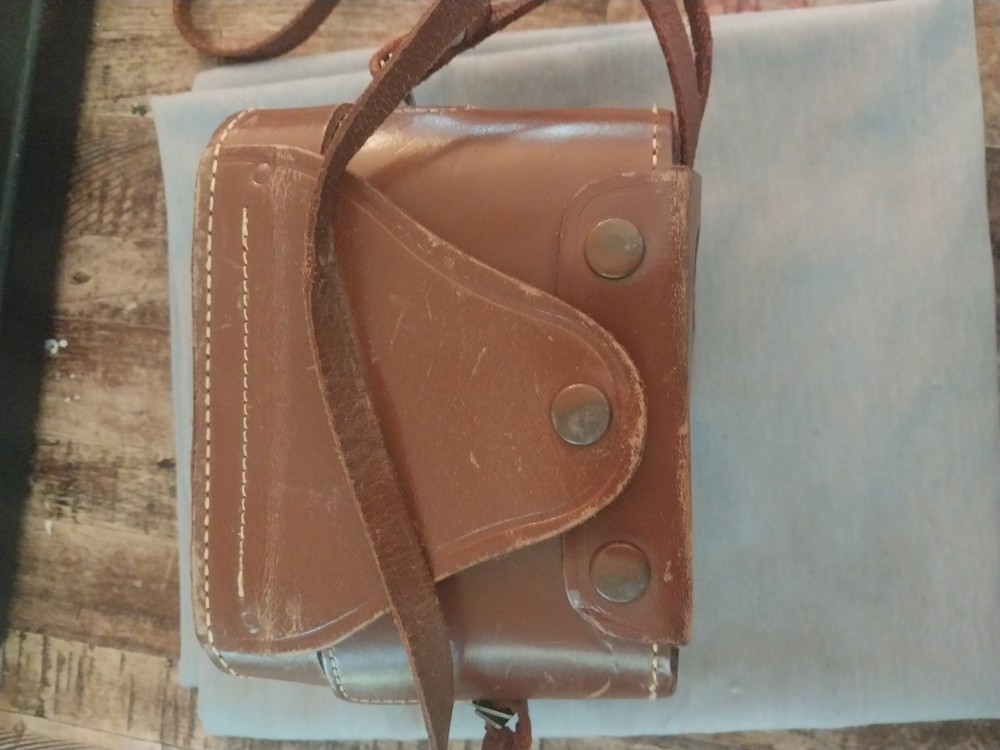 35 MM Range Camera With Leather Case