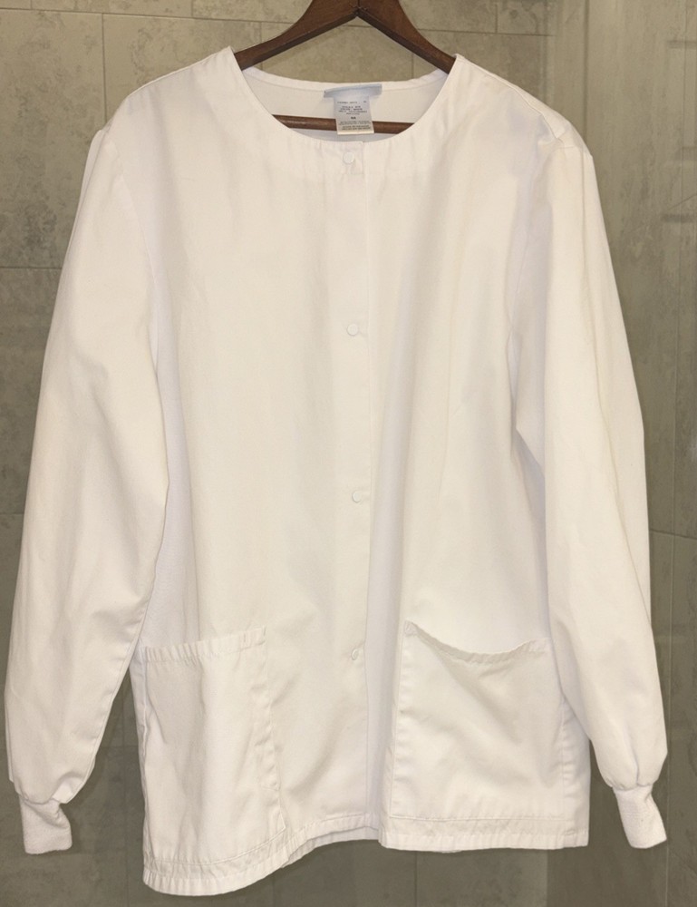 SB Lab Coat White Style #914 Sz M