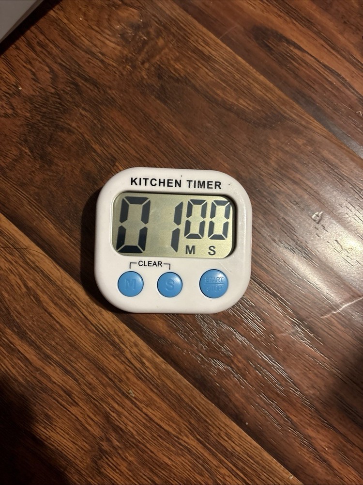 Large LCD Digital Kitchen Cooking Timer Count Down Up Clock Loud Alarm Magnetic