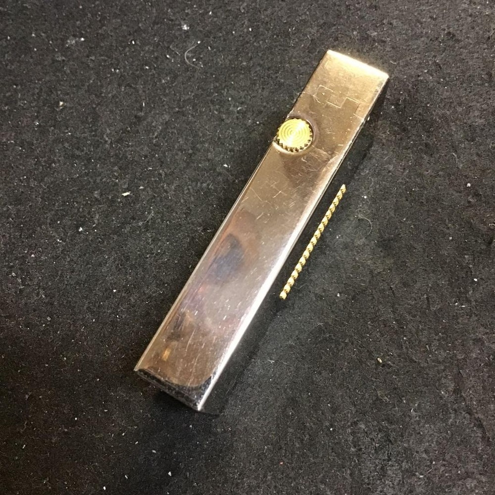 Overhauled Dunhill Rollagas lighter silver gold d mark with box