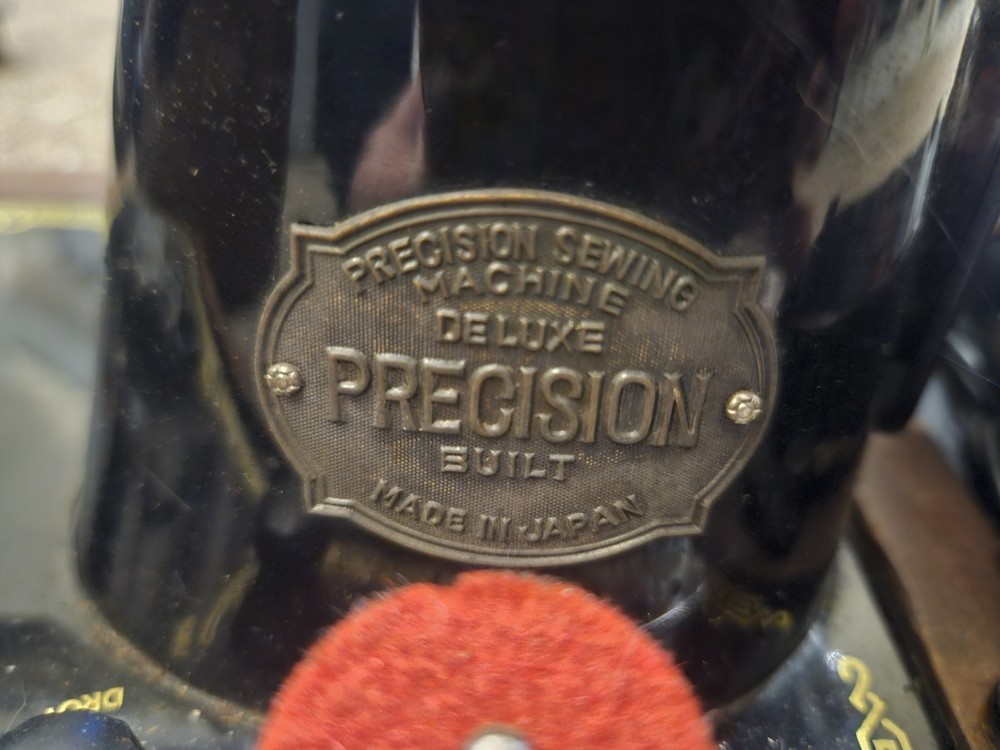 Vintage John Wanamaker Sewing Machine In Singer Case with Accessories