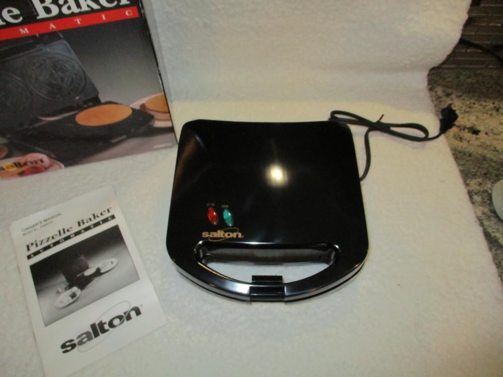 Salton, Pizzelle Baker, Waffle Iron Cookie Maker