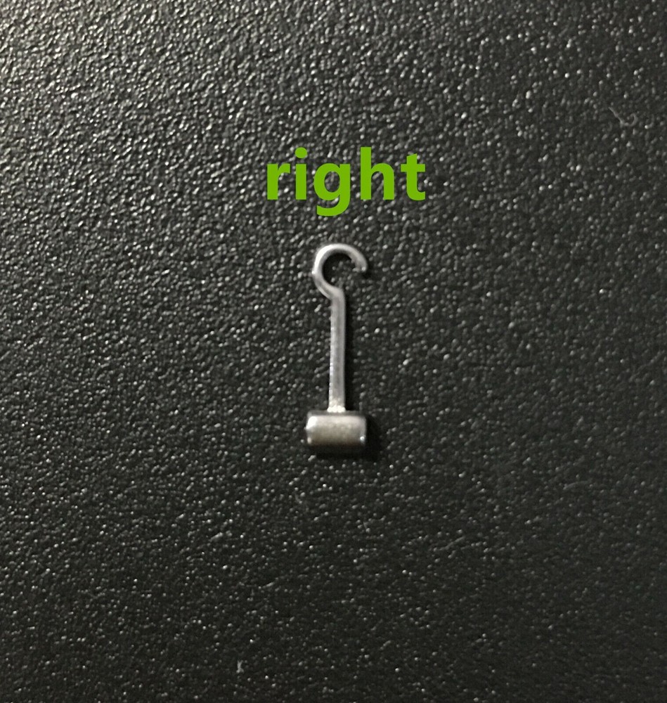 20 Pcs Dental Orthodontic Sliding Crimpable Hook Long Curved Hook Left+Right