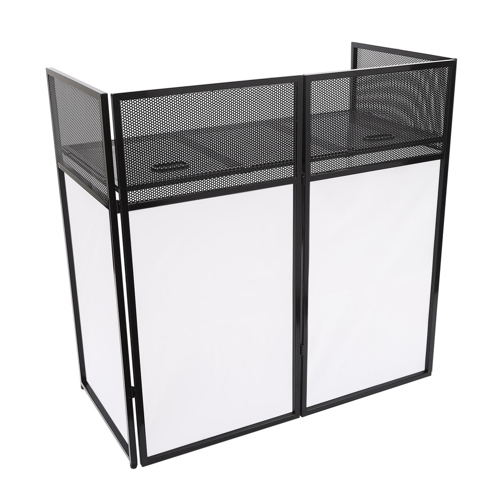 Portable DJ Facade Booth Table DJ Control DJ Display Stand DJ Event Booth Facade
