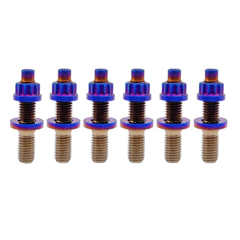 Titanium Exhaust Manifold Stud Kit M8/M10 Bolt GR5 Titanium Intake Stud Kit 1pcs