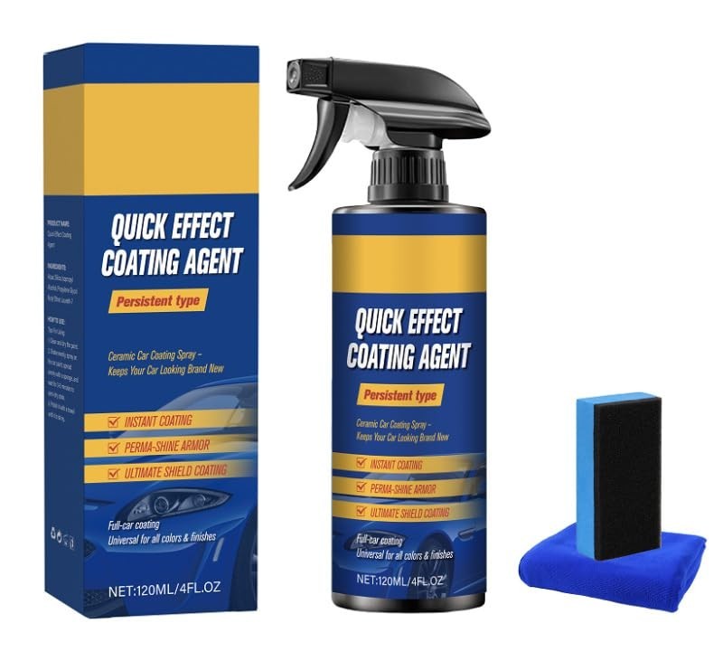 Advanced Car Coating Spray Waterless Quick Effect Scratch Polish Shine Protect