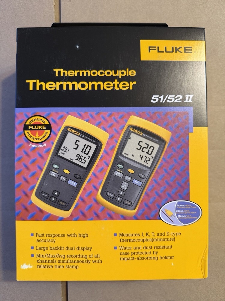 Fluke 51-2 60HZ - Handheld Single Input Digital Thermometer