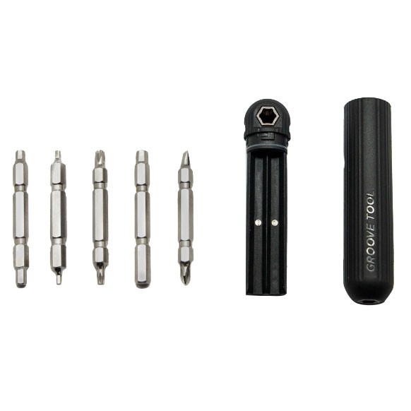 Ryder Groove Multi-Tool with Magnetic Bits, Water-Resistant Compact Design