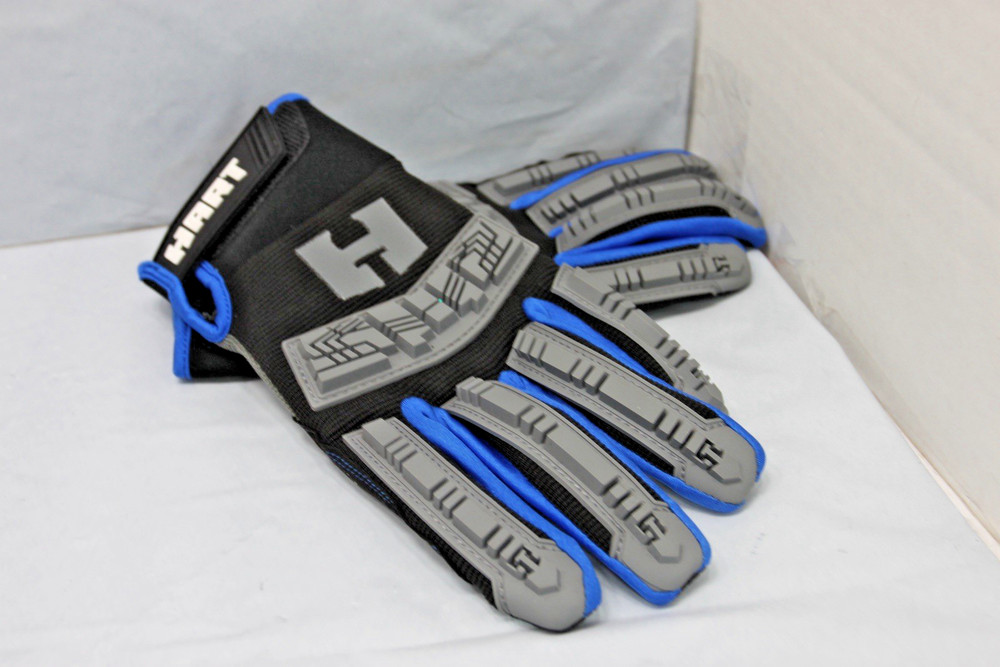 HART Pro Impact Work Gloves, 5-Finger Touchscreen Capable, High Dexterity Med