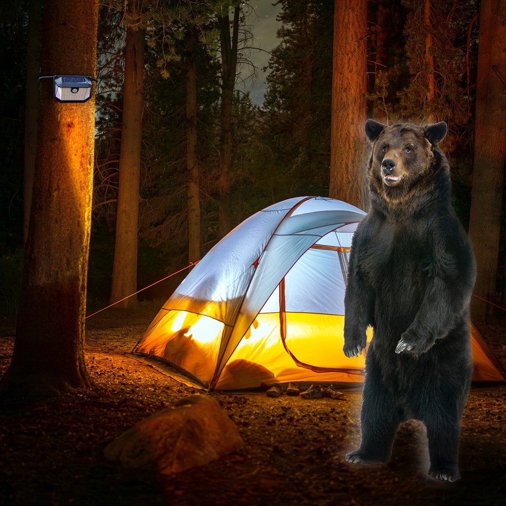 Motion Light, Security for Camping Hunting, Solar Powered