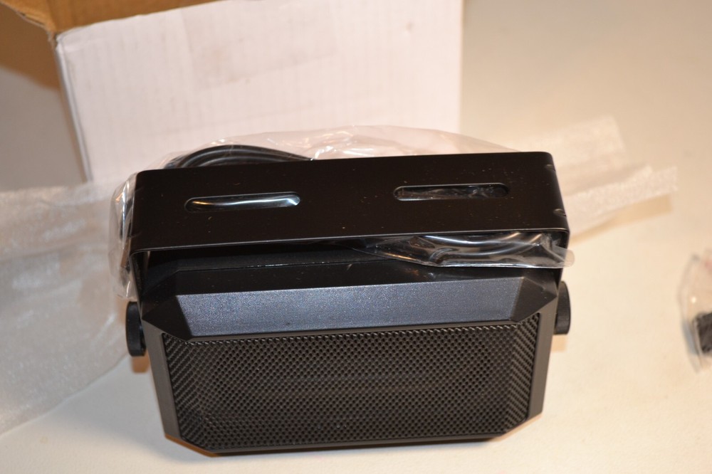 Rectangular External Speaker for Ham Radio, CB & Scanners, Mini Universal